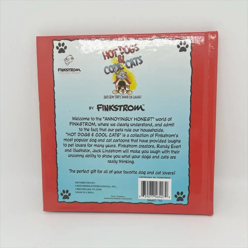 Hot Dogs & Cool Cats and How They Make Us Laugh! Hardcover Mini Book